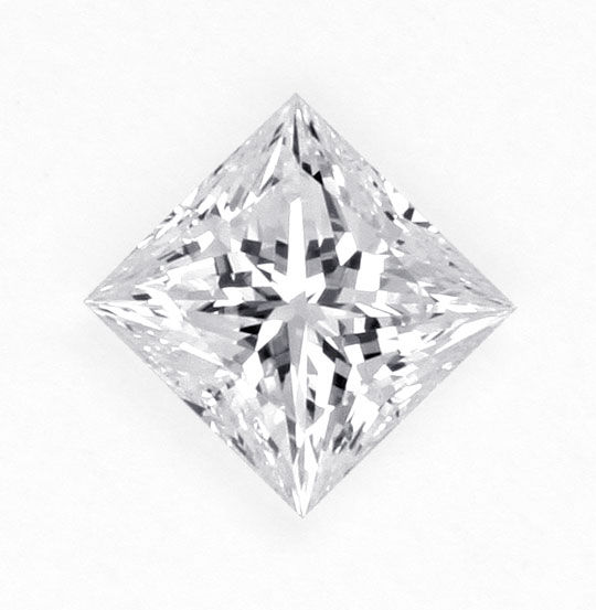 Foto 1 - Diamant 0,44 DPL River Hochfeines Weiss VVS Princesscut, D6174