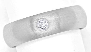 Foto 1 - Niessing Diamant-Platinring 0,10ct lupenreiner Brillant, R5421
